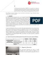 Informe Técnico Acondicionamiento de Techo