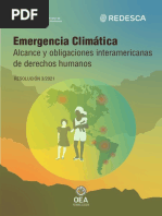 CIDH y REDESCA Publican Resolución Sobre Emergencia Climática y Derechos Humanos en Las Américas