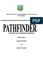 Pathfinder Intermediate Nov 2012