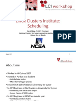 Linux Clusters Institute: Scheduling