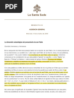 La Dimensión Eclesiológica Del Pensamiento de San Pablo