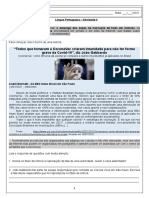 6º ANO - Atividade 4 - Pontuação Na Notícia