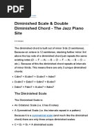 Diminished Scale & Double Diminished Chord - The Jazz Piano Site