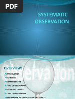 Topic - Systematic Observation by Akashdeep Kaur PDF