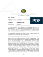 Sentencia Constitucional Plurinacional 0506