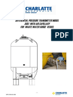 Differential Pressure Transmitter Model 3051 With Air Capillary For Waste Water Surge Vessel