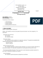 Mental Health Discharge Summary Sample