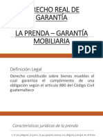 Clase La Prenda y Garantías Mobiliarias