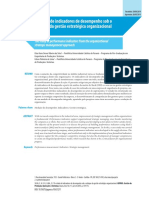 O Estudo de Indicadores de Desempenho Sob o Enfoque Da Gestão Estratégica Organizacional