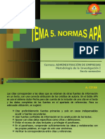 T5. Normas APA