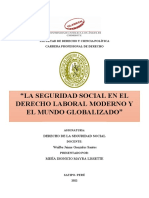 La Seguridad Social en El Derecho Laboral Moderno y Globalizado