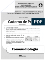 Residencia Multiprofissional em Saude UFMA 2012 FONOAUDIOLOGIA