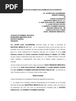 Demanda de Oposición de Acuerdos en Asambleas de Accionistas 1