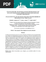 Evaluación Del Uso de Mallas Electosoldadas Con Poca Ductilidad