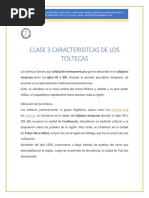 Clase 3 Caracteristicas de Los Toltecas