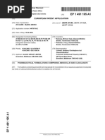 European Patent Application A61K 31/43, A61K 31/424,: Pharmaceutical Formulations Comprising Amoxicillin and Clavulanate