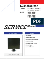 Samsung Monitor LCD 743N 743B 943N 943B Chassis LS17MY LS19MY Service Manual