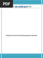 Proposal For Travel Portal & Booking Engine Development