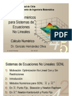 Capitulo 5 Sistemas de Ecuaciones No Lineales MA 33A