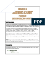 Sorting Chart Graphic Organizer Directions