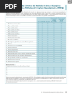 Cuestionario de Síntomas de Retirada de Benzodiazepinas (BWSQ)