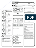 5E CharacterSheet Fillable