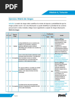 Solution Module 6 Risk Matrix Exercise