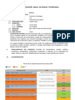 5° DO - PROGRAMACIÓN CURRICULAR ANUAL DE CyT 2022 J.G.V Capilla.