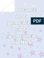 Ensayo de La Importancia de La Planeación en La Ejecución de Un MPS