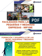 Facilidades para Las Mypes Julio 2014