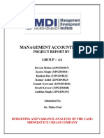 Management Accounting - 2: Project Report By-Group - A4