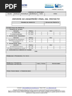 FGPR - 560 - 06 - Informe de Desempeño Final Del Proyecto