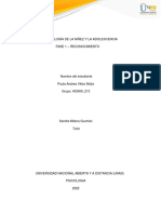 Psicopatología de La Niñez y La Adolescencia