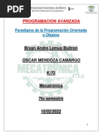 Programacion Avanzada