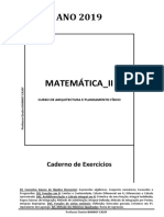 Matematica Ii Exercicios