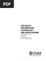 CDCA2103 IT and Applications