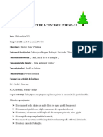 Proiect Didactic de Activitate Integrata Opariuc Diana Valentina Grupa Mica B 20 Decembrie 2021