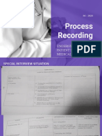 Process Recording, Suicide Assesment and Psyche-Med Condition