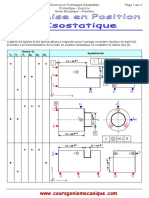 Exercices Sur La Mise en Position Isostatique Prof