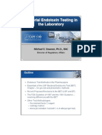 Bacterial Endotoxin Testing in The Laboratory