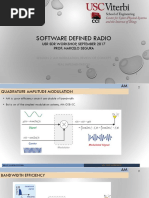 Software Defined Radio: Usr SDR Workshop, September 2017 Prof. Marcelo Segura