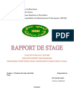 Rapport de Stage - ESOK