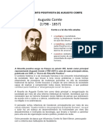 4 o Pensmaento Positivista de Augusto Comte