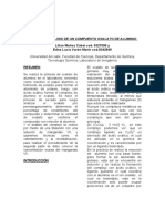 Síntesis Y Análisis de Un Compuesto Oxalato de Aluminio Lilian Muñoz Cabal Cod. 0327090 y Edna Lucía Varón Marín Cod.0342949