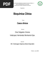 Casos Clinicos Bioquimica Relacionados Con El Metabolismo de Carbohidratos y Ciclo de Krebs