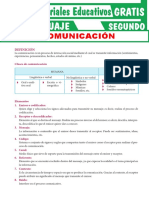 Clases y Elementos de La Comunicación para Segundo Grado de Secunadria