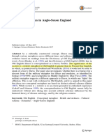 Illness As A Burden in Anglo-Saxon England