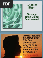 Eight: Strategy in The Global Environment