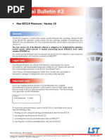 Technical Bulletin #3: - New BC216 Firmware: Version 18