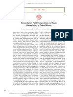 Resuscitation Fluid Composition in Acute Kidney Injury in Critical Illness